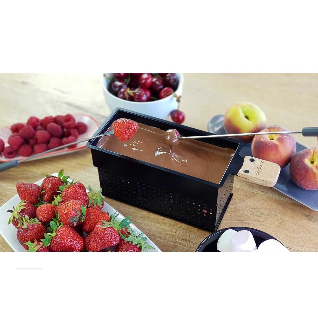 Coffret raclette ou fondue a la bougie - cookut