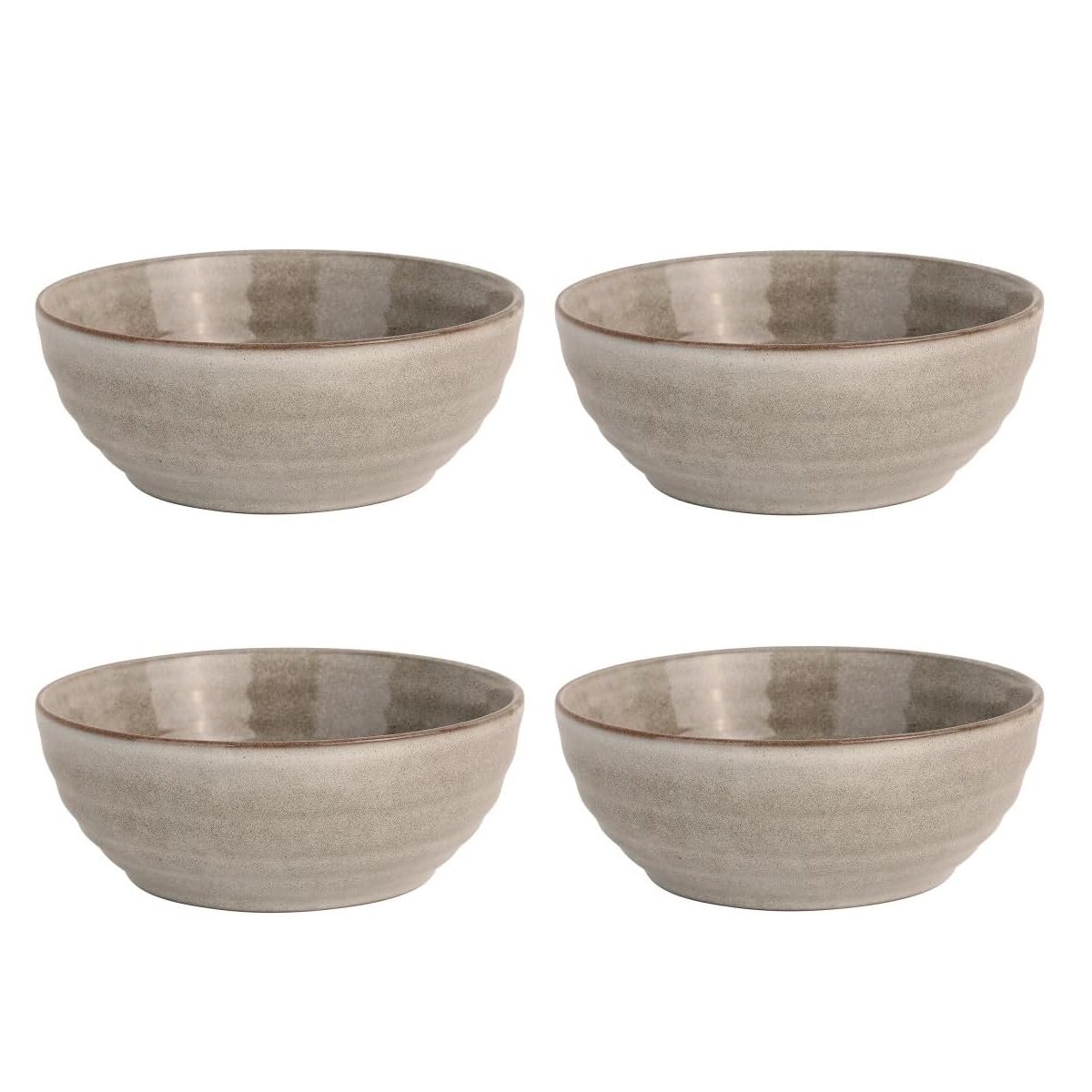 Lot 4 bols à poke bowl fuji beige - medard de noblat