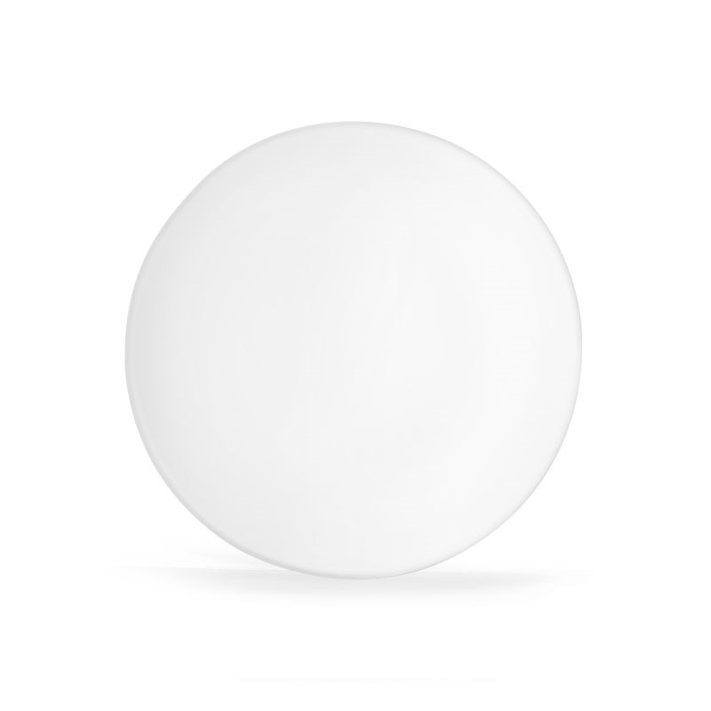 Lot de 6 assiettes dessert en porcelaine blanche coupe blanc 21,5 cm - medard de noblat