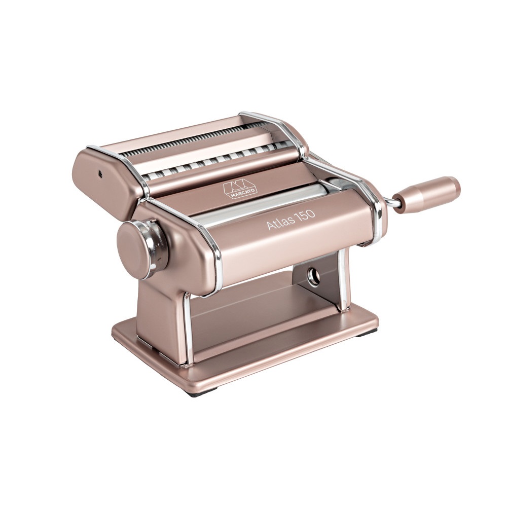 Machine à pâtes manuelle atlas 150 design rose poudré - marcato