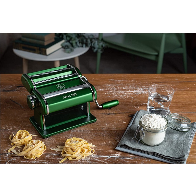Machine a pates manuelle atlas 150 design verte - marcato