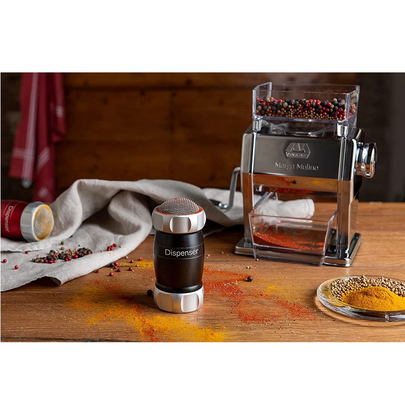 Saupoudreuse a sucre ou farine design noir - marcato