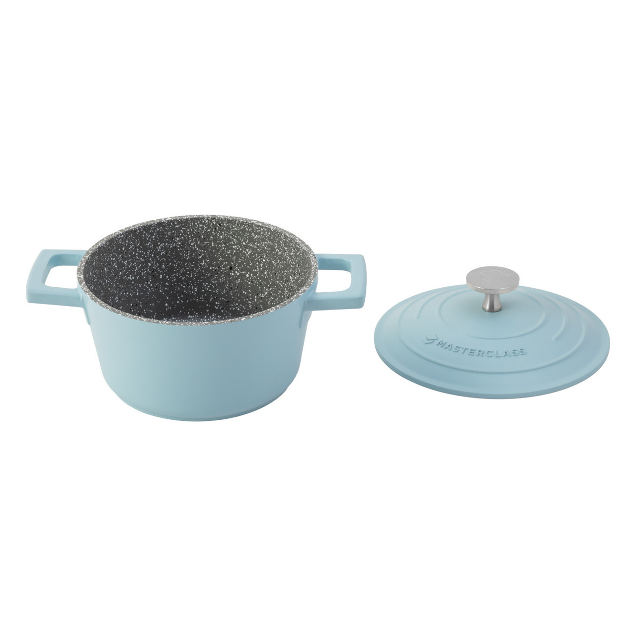 Cocotte légère en fonte d'aluminium ø16cm - 1,4 l sky blue masterclass - kitchencraft