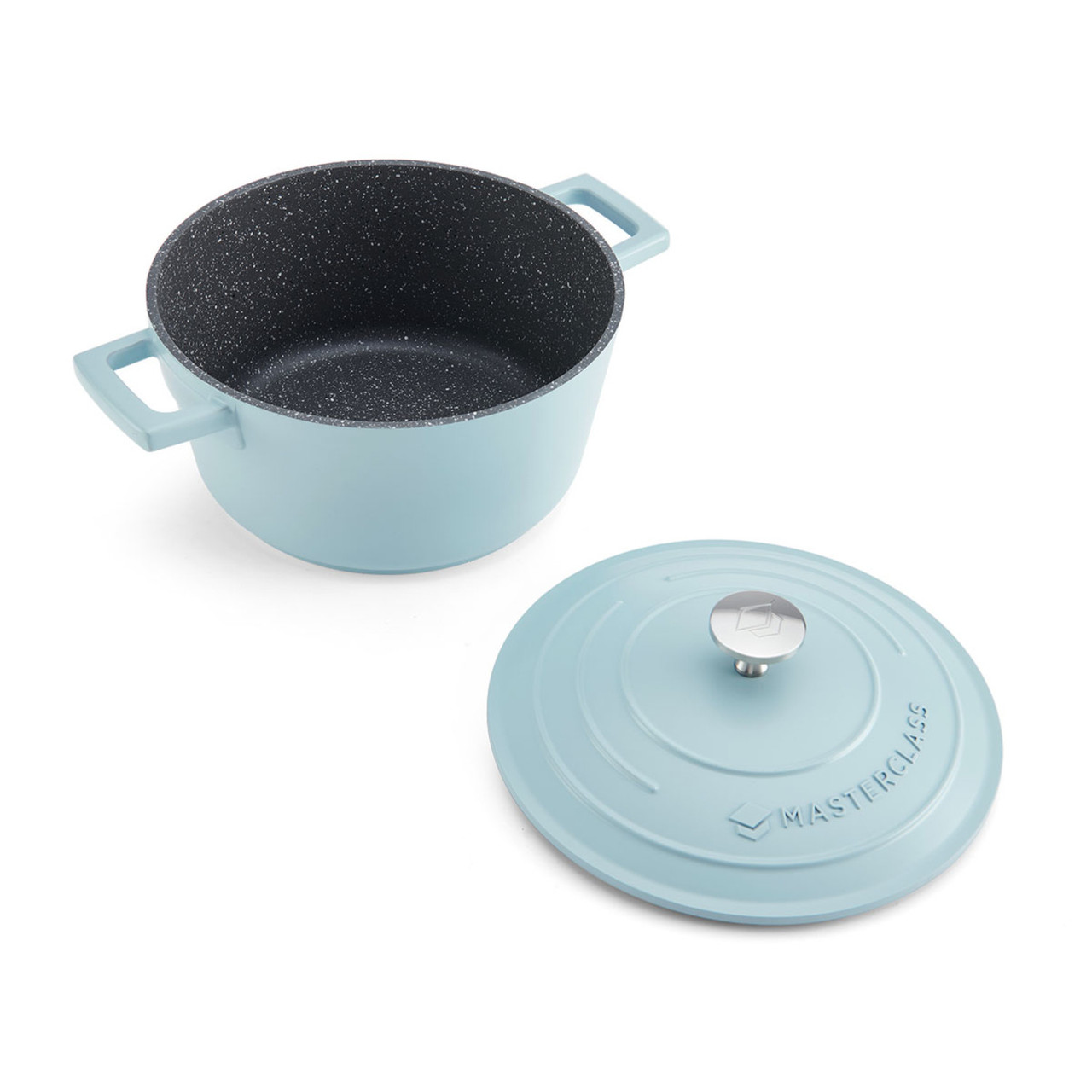 Cocotte légère en fonte d'aluminium ø20 cm - 2,5 l sky blue masterclass - kitchencraft
