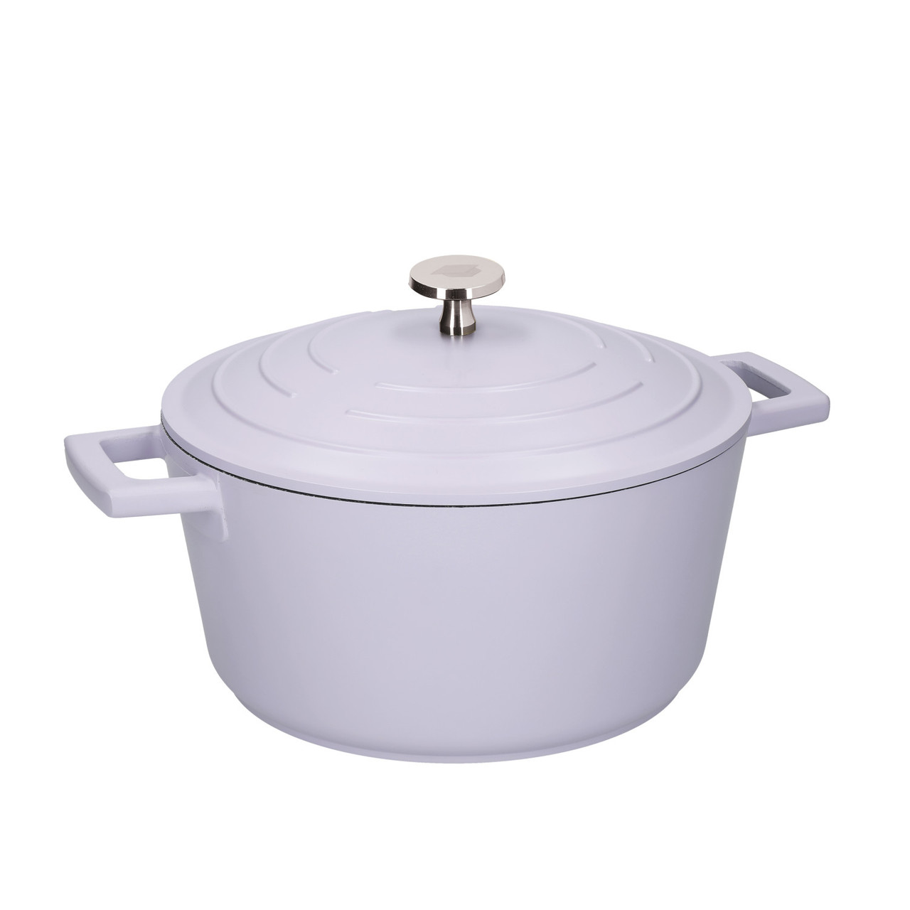 Cocotte légère en fonte d'aluminium ø24 cm - 4 l lavande masterclass - kitchencraft