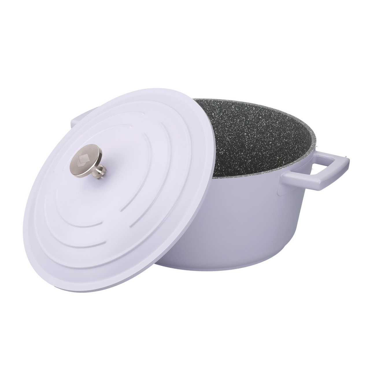 Cocotte légère en fonte d'aluminium ø24 cm - 4 l lavande masterclass - kitchencraft