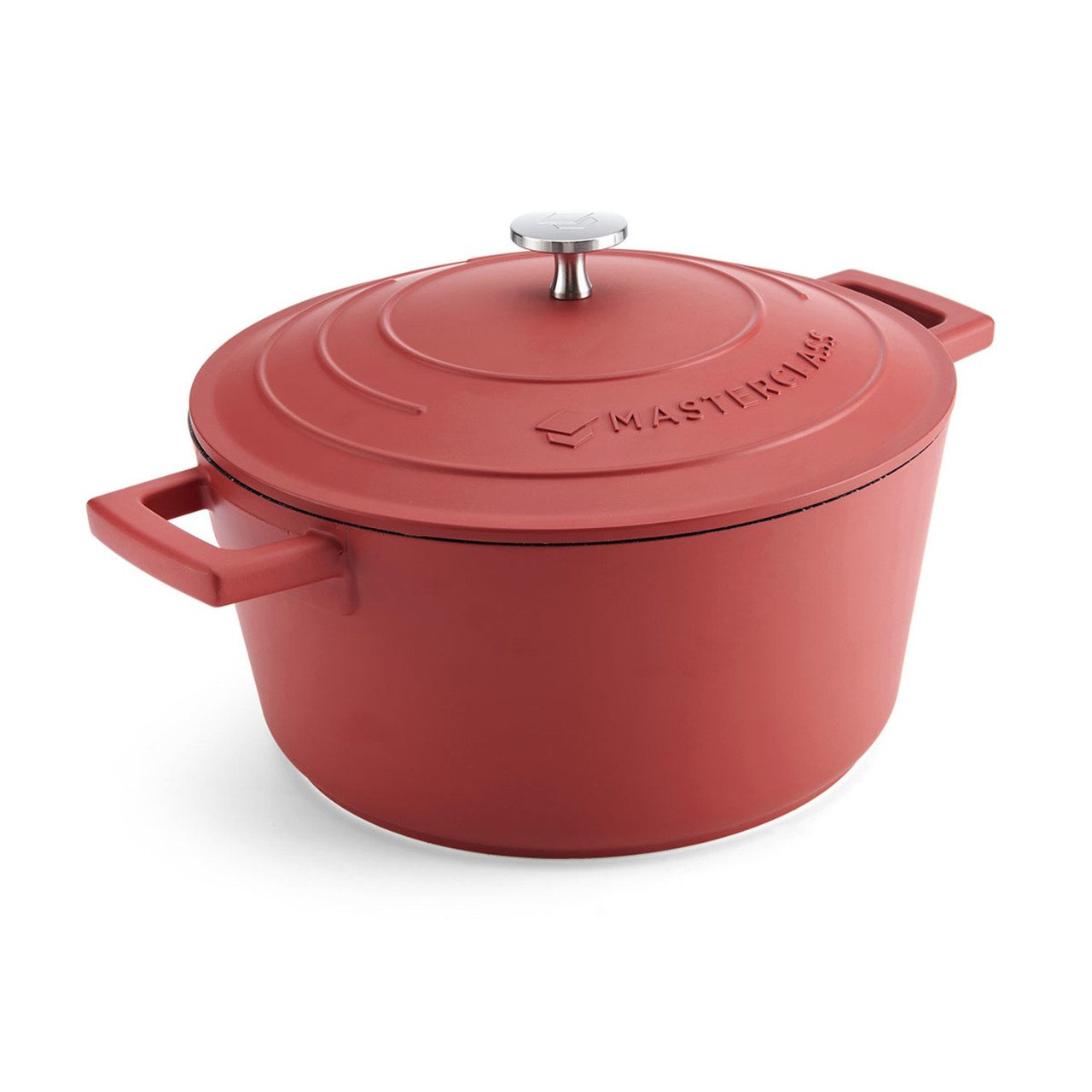 Cocotte légère en fonte d'aluminium ø24 cm - 4 l rouge masterclass - kitchencraft