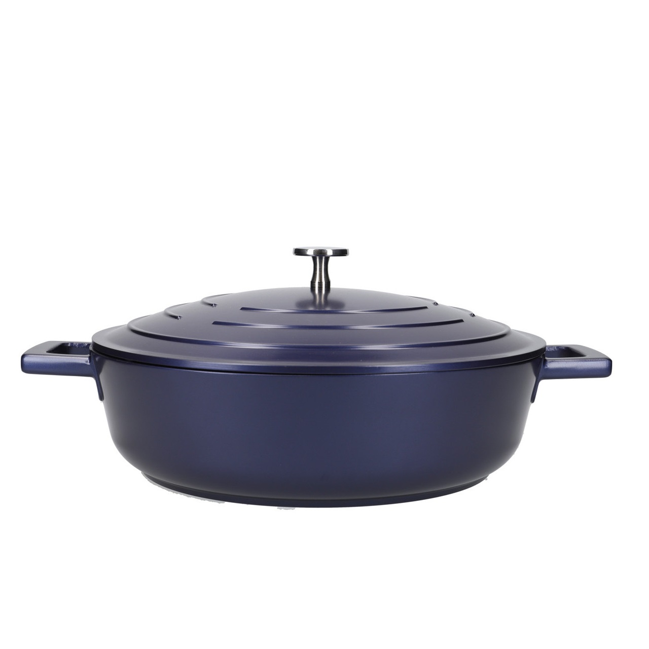 Sauteuse légère en fonte d'aluminium ø28 cm - 4 l bleu métallisé masterclass - kitchencraft