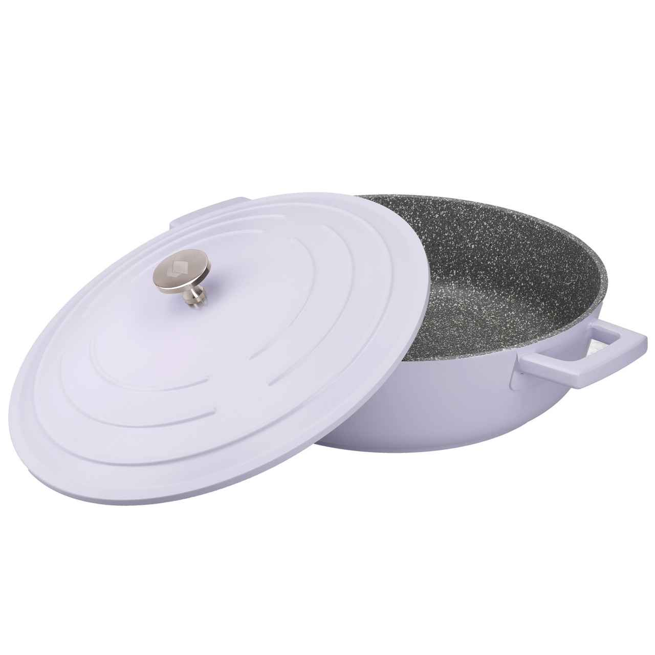 Sauteuse légère en fonte d'aluminium ø28 cm - 4 l lavande masterclass - kitchencraft