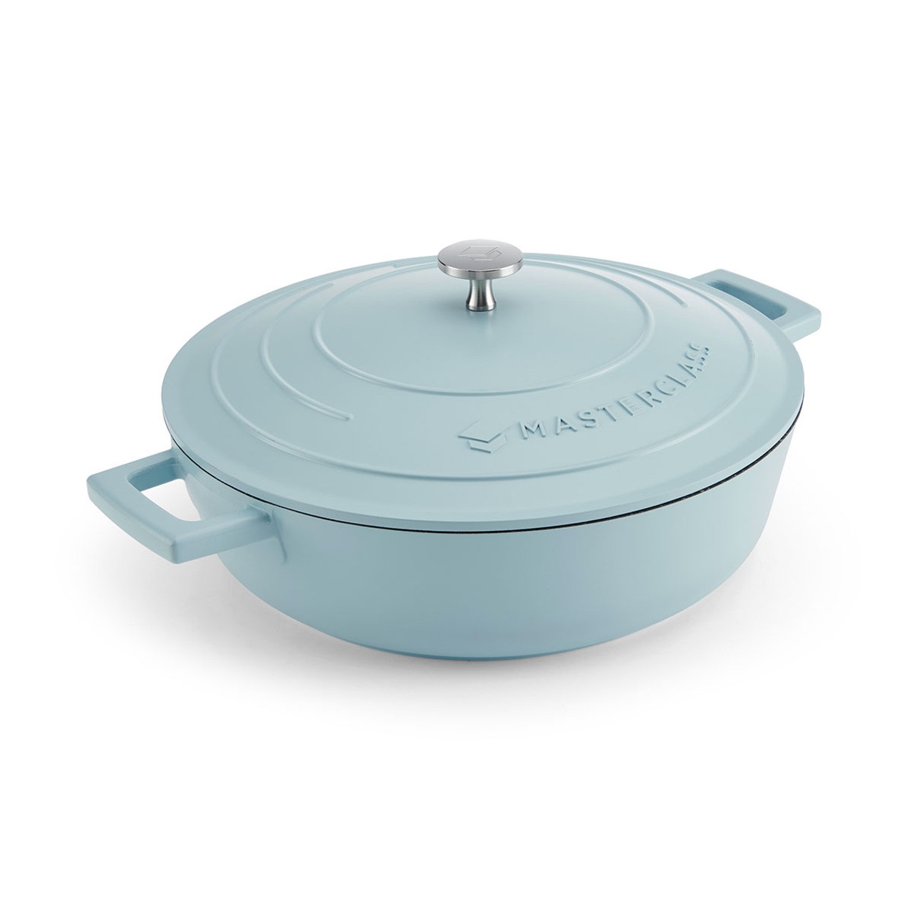Sauteuse légère en fonte d'aluminium ø28 cm - 4 l sky blue masterclass - kitchencraft