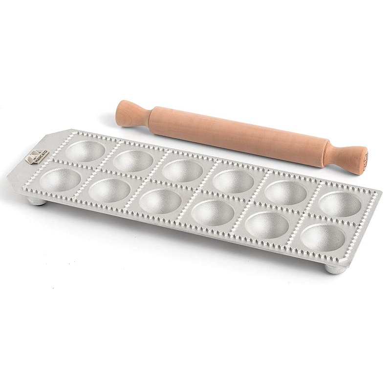 Plaque a raviolis classic 12 ronds 55 x 55 mm - marcato