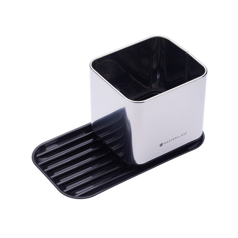 Porte eponge rangement evier en inox masterclass - kitchencraft