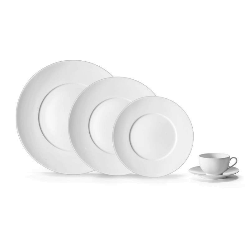 Lot de 6 assiettes dessert envie blanc - medard de noblat