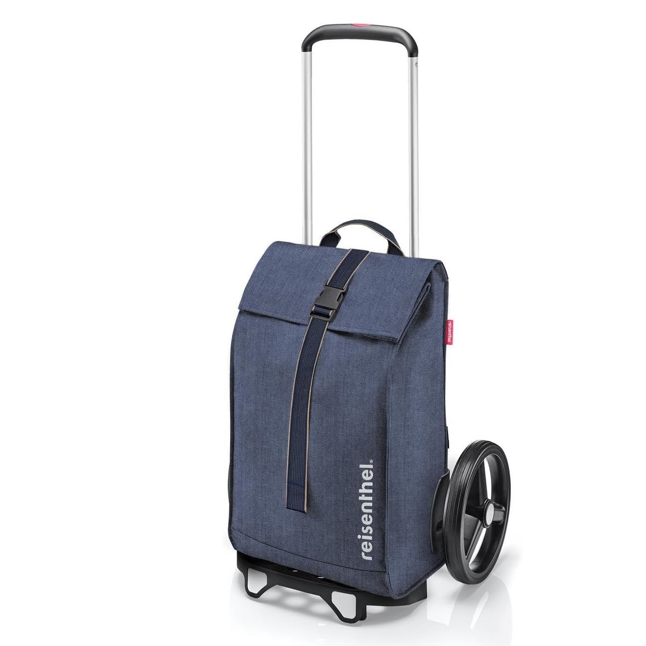 Citycruiser herringbone dark blue chariot de courses - reisenthel