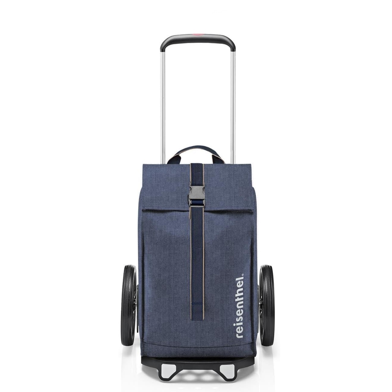 Citycruiser herringbone dark blue chariot de courses - reisenthel