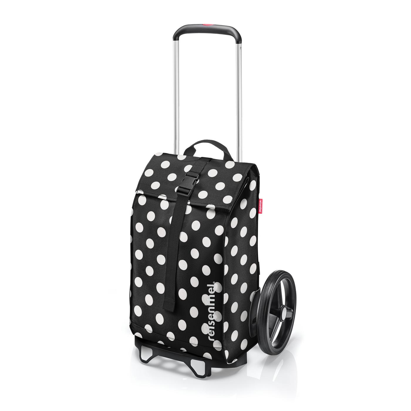 Citycruiser dots white chariot de courses - reisenthel