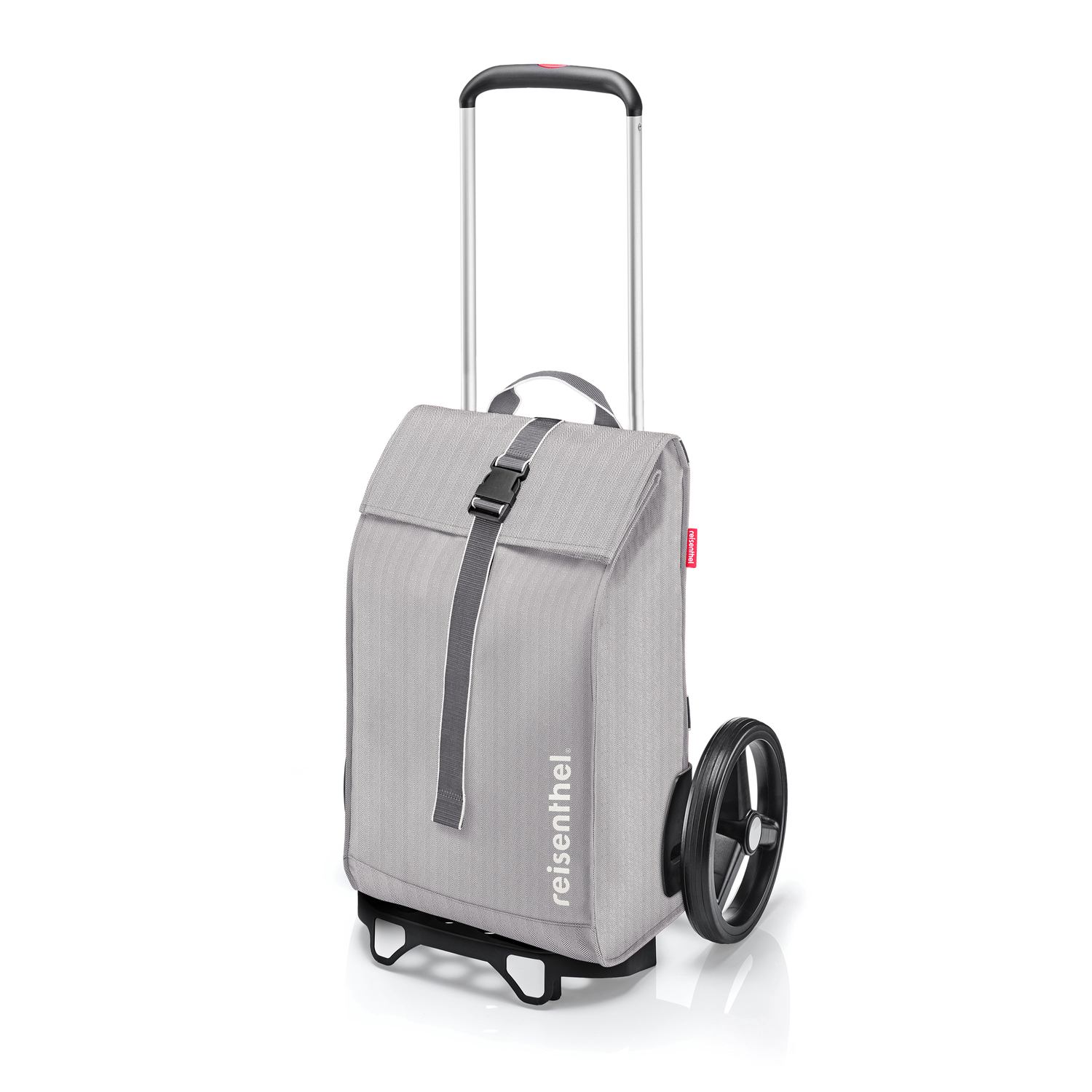 Citycruiser herringbone gris chariot de courses - reisenthel