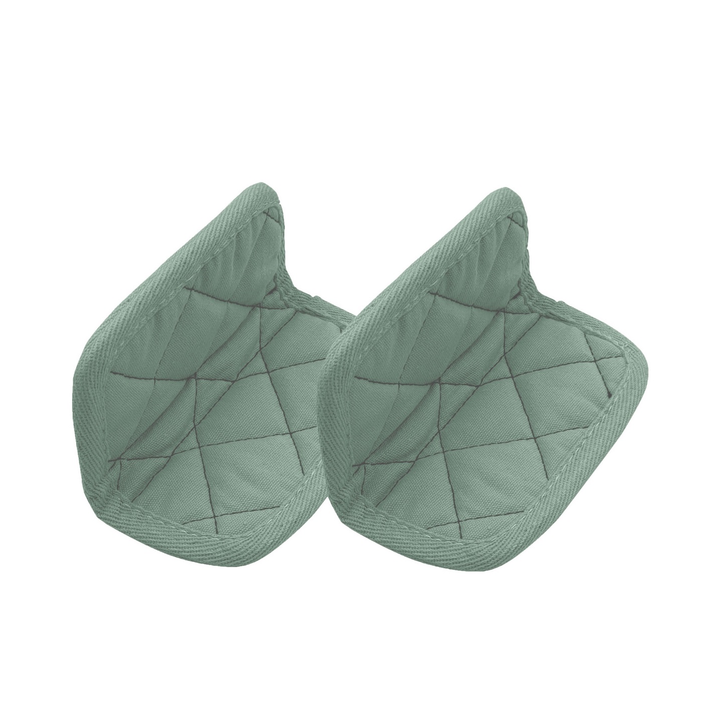 Ma jolie cocotte paire de manique vert sauge pour cocotte sauge - cookut