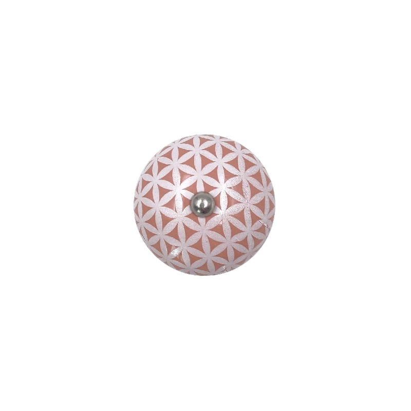 Ma jolie cocotte bouton de couvercle ceramique scandinave rose - cookut