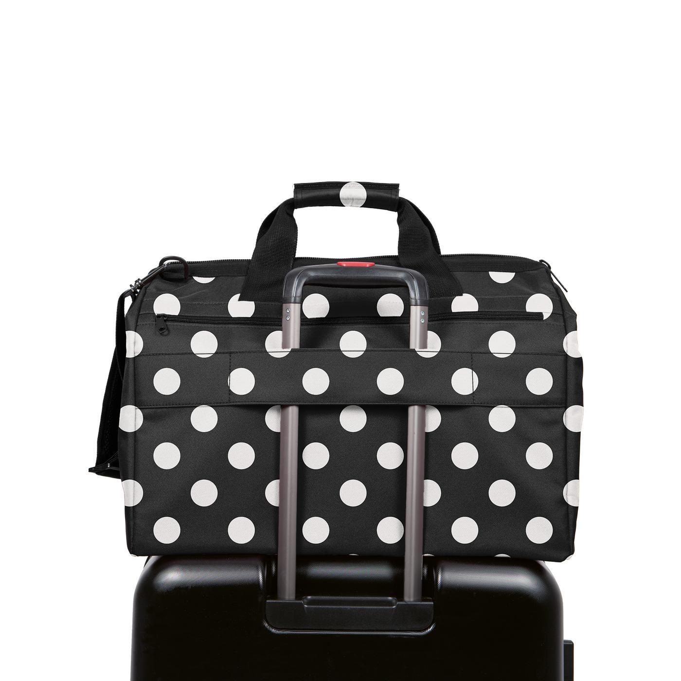 Allrounder l pocket dots white sac de voyage - reisenthel