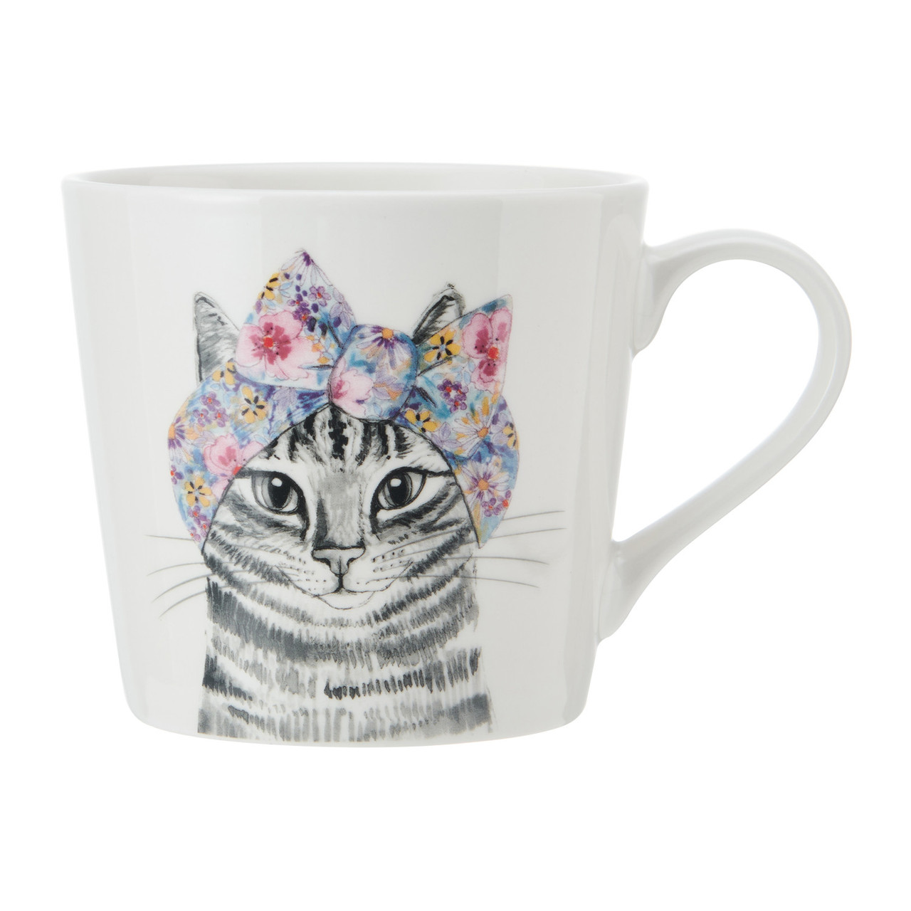 Tipperleyhill tasse en porcelaine à imprimé chat, 380 ml - mikasa 