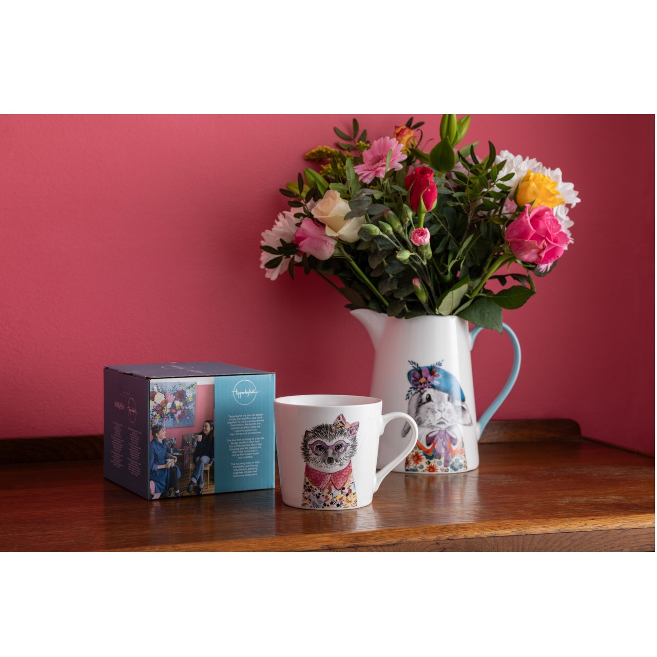 Tipperleyhill tasse en porcelaine à imprimé hérisson 380 ml - mikasa 