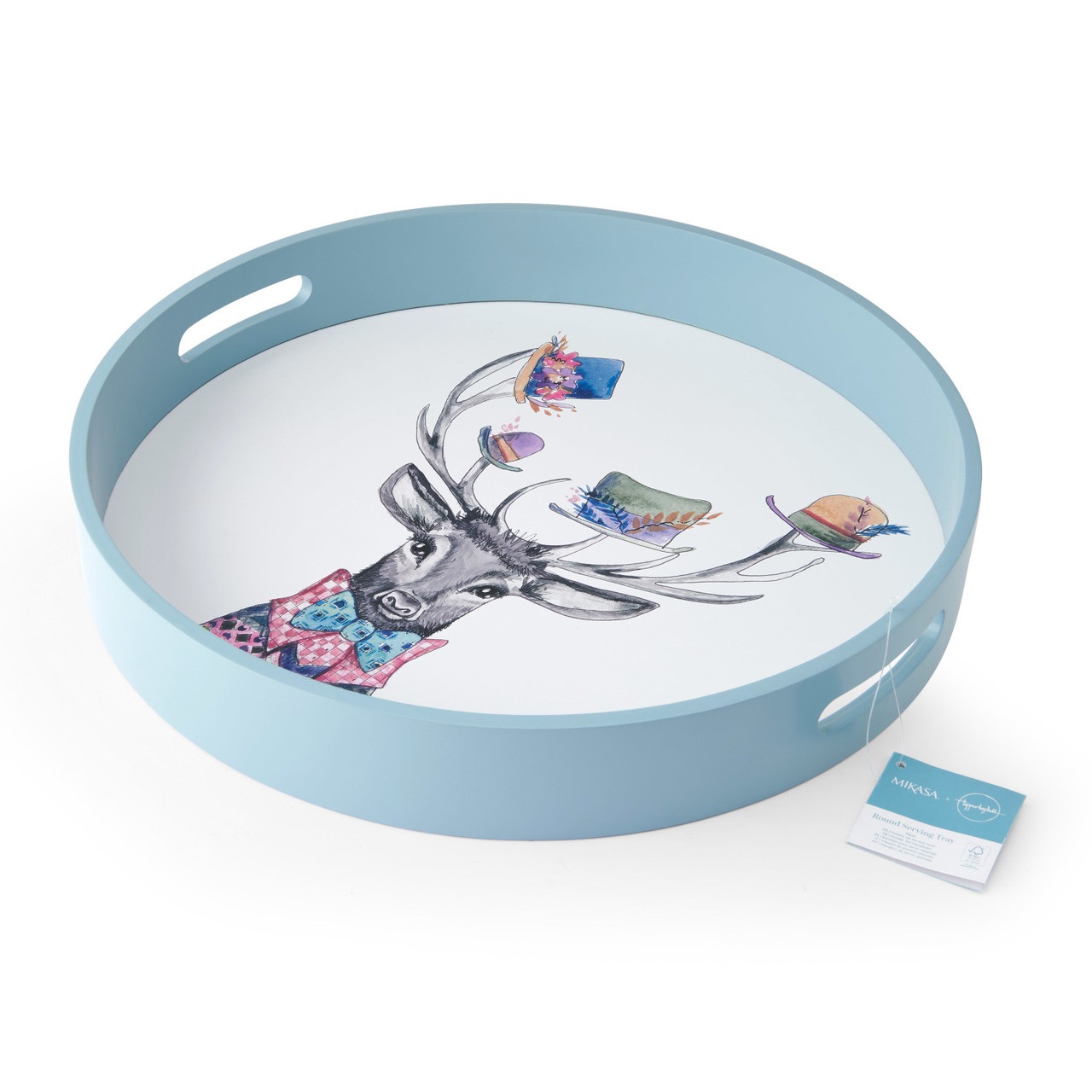 Plateau de service rond mikasa x tipperleyhill, 40 cm - kitchencraft