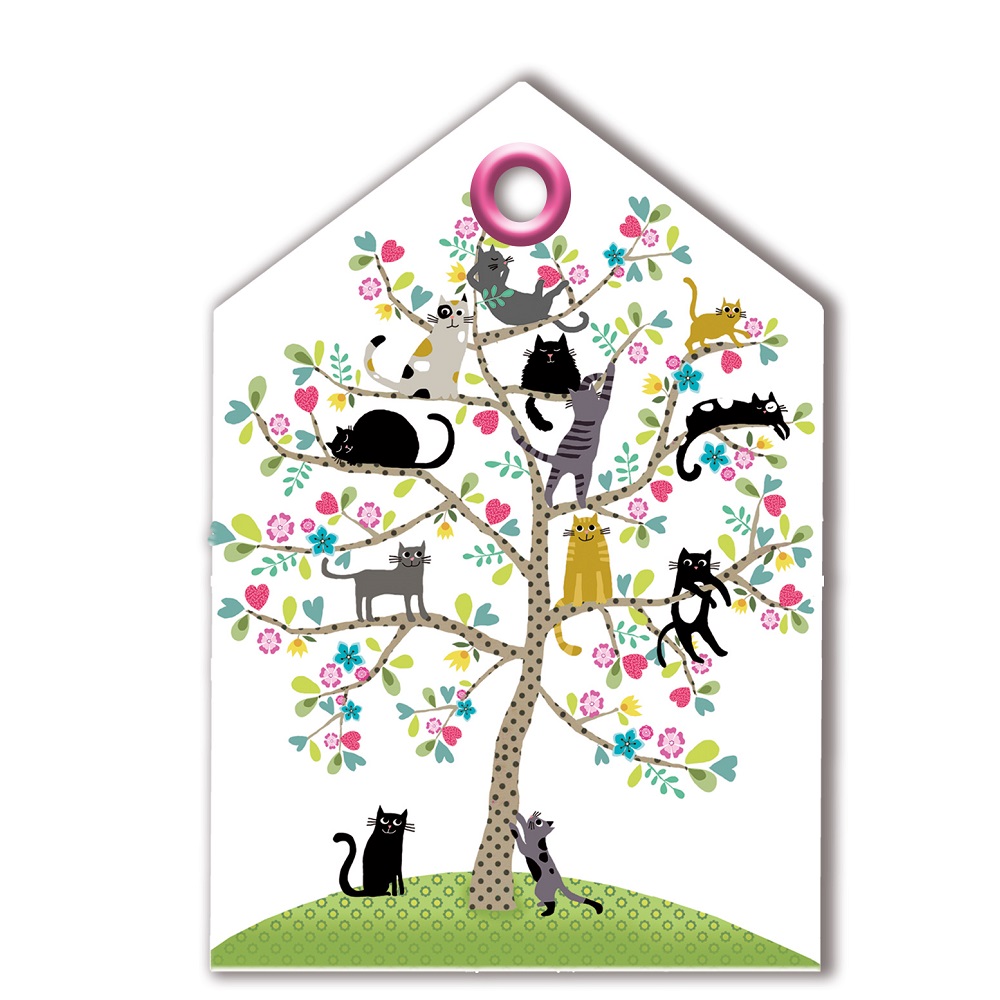 Planche a decouper 40x20cm l'arbre a chats - moldeo