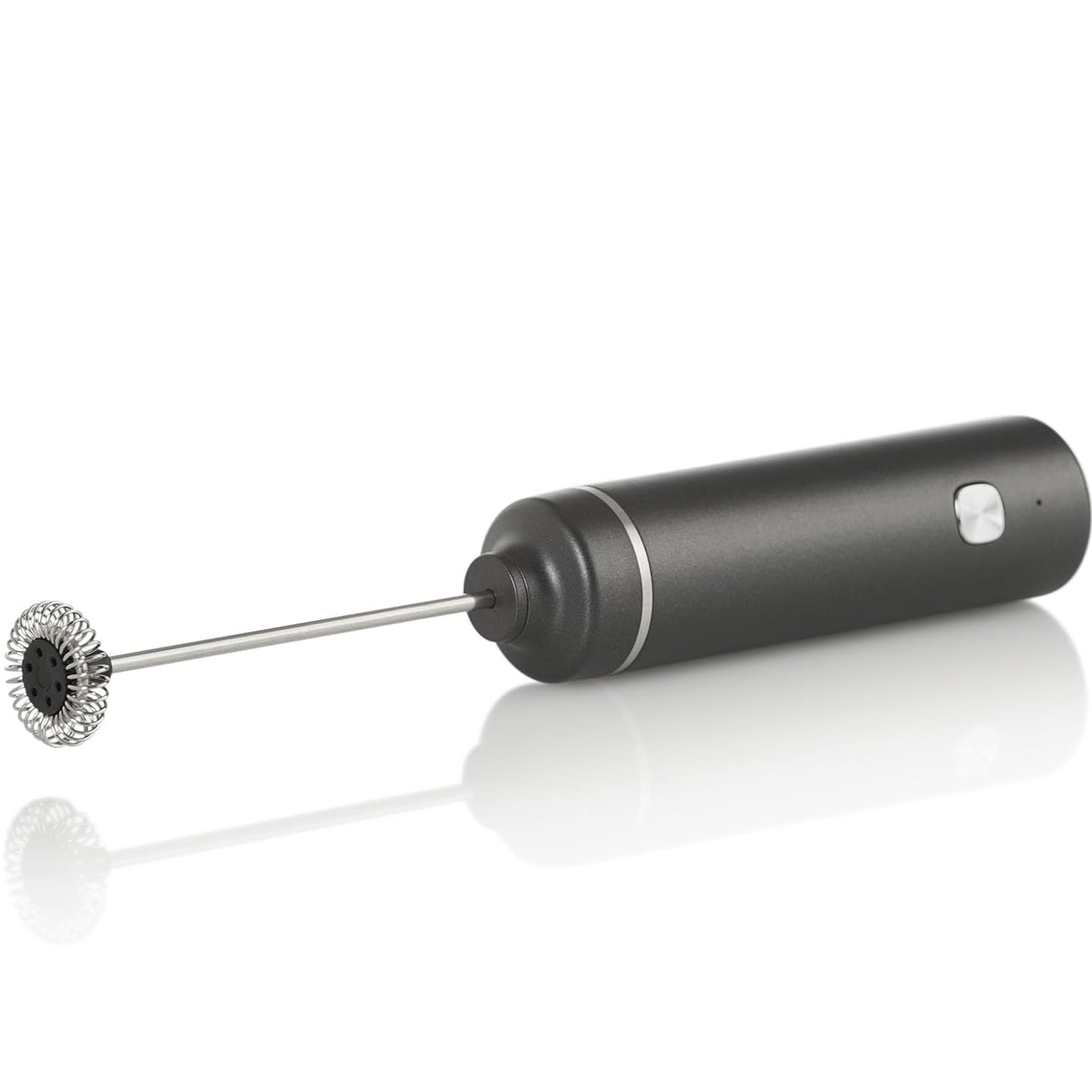 Mousseur à lait électrique noir chargement par cable usb - adhoc