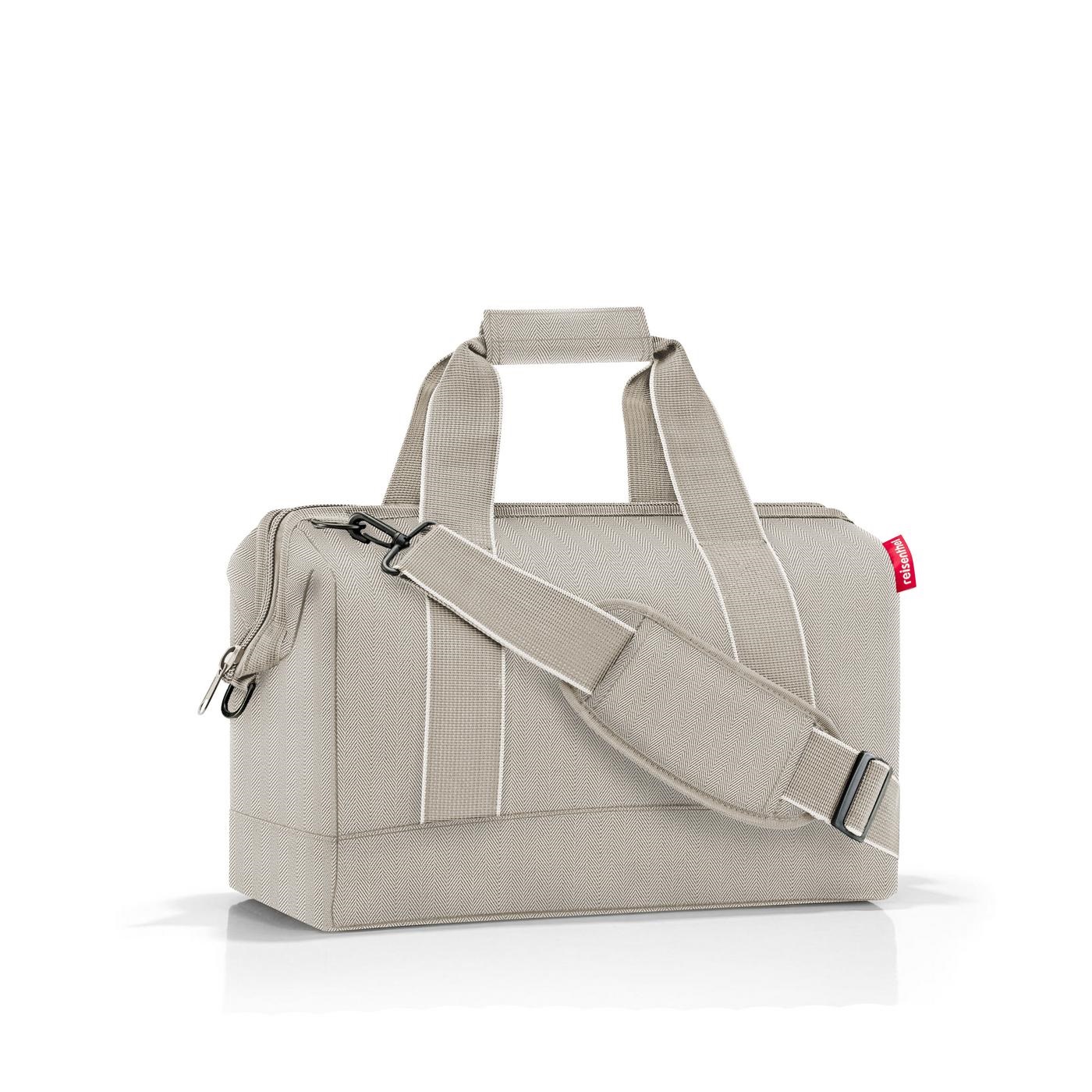 Allrounder m sac de voyage format cabine herringbone sand - reisenthel