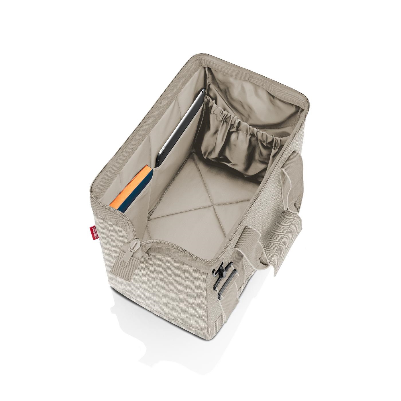 Allrounder m sac de voyage format cabine herringbone sand - reisenthel