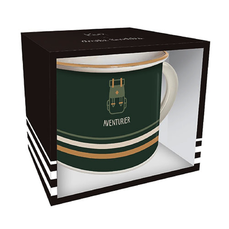 Mug timbale 420 ml + boite cadeau ouverte pour lui aventurier - kiub