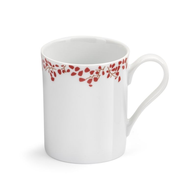 Mug 27 cl decor strawberry rouge - medard de noblat