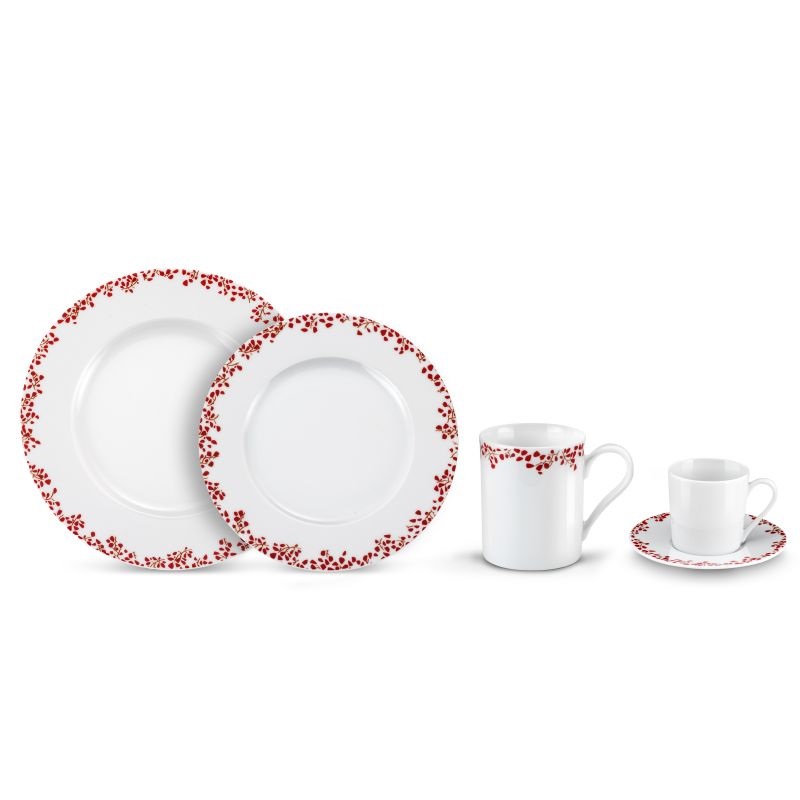 Mug 27 cl decor strawberry rouge - medard de noblat