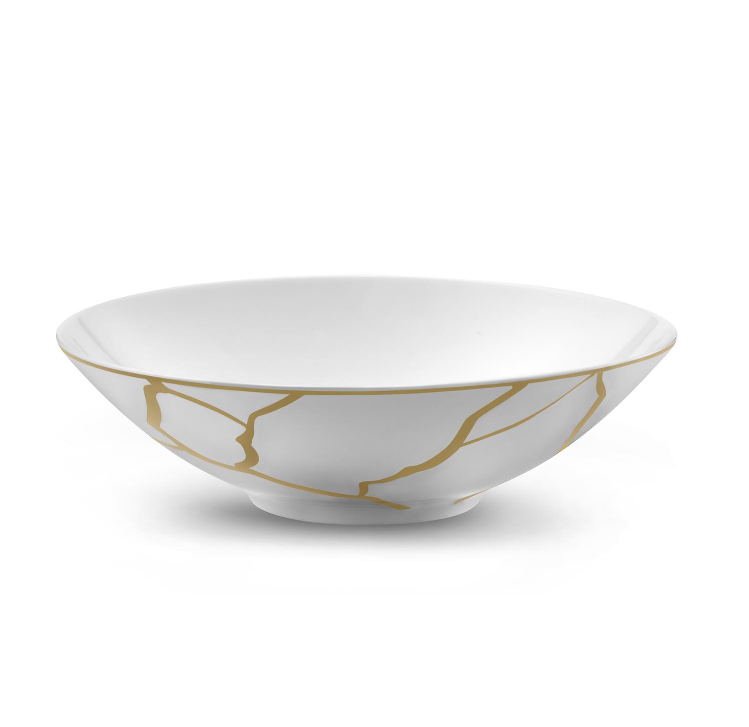 Lot 6 bols salade et pâtes yaka inoki - or - medard de noblat