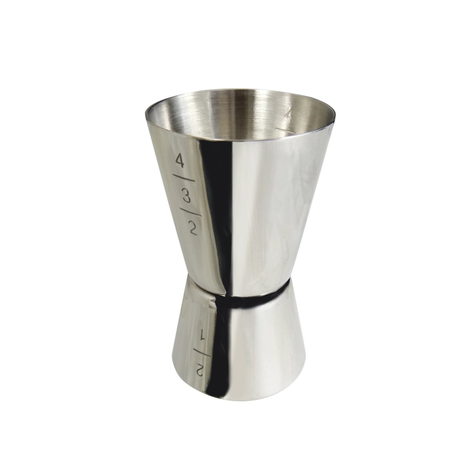 Mesure double en inox 2 et 4 cl - le tellier