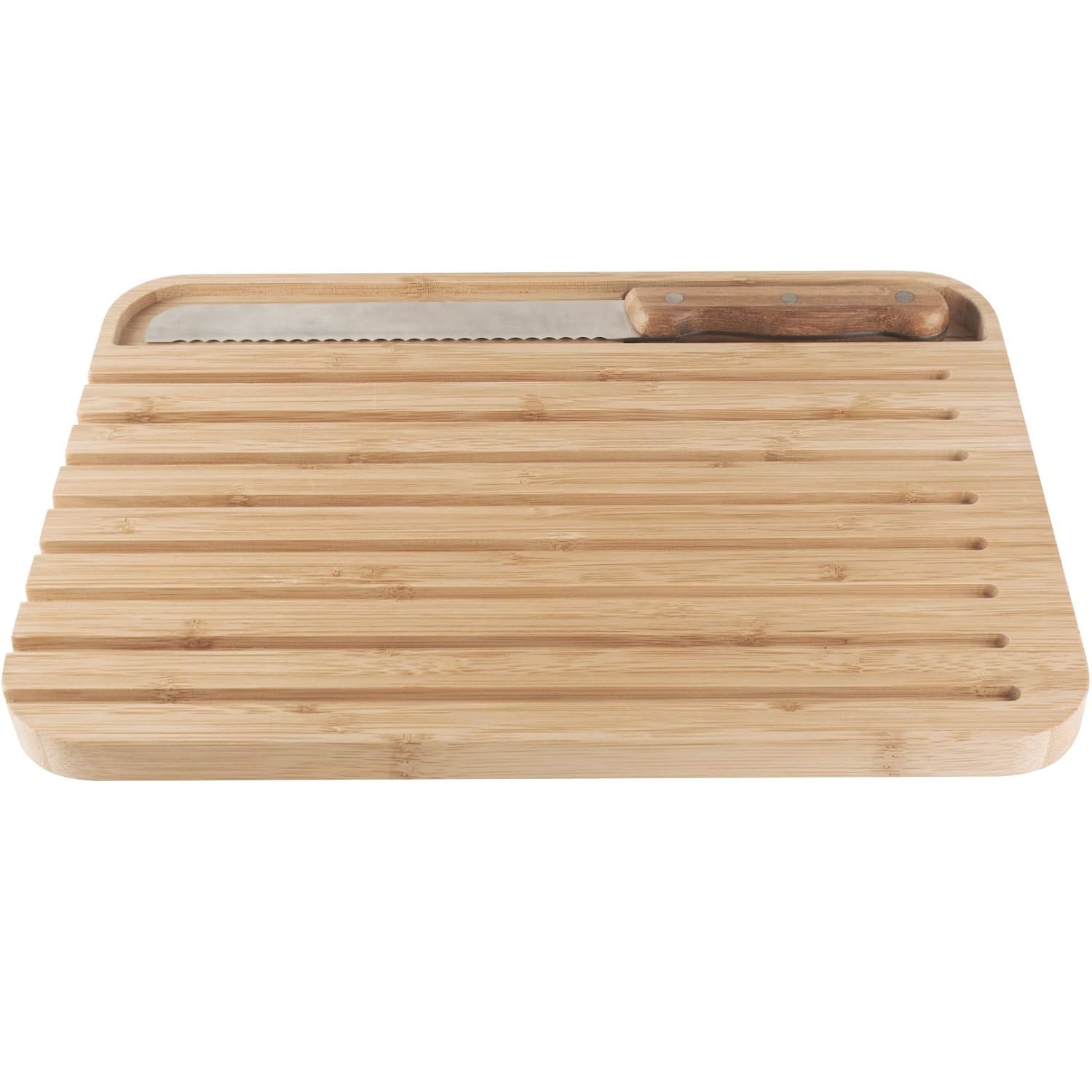 Set planche et couteau à pain 36x26 cm - pebbly
