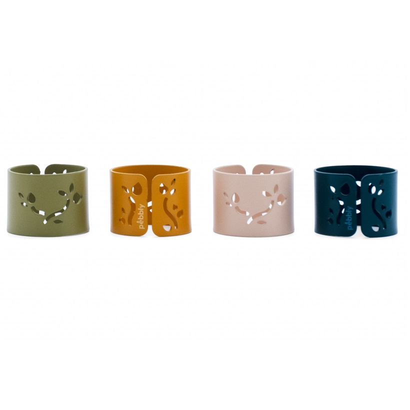 Rond de serviette couleur aleatoire vendu a l'unite - pebbly