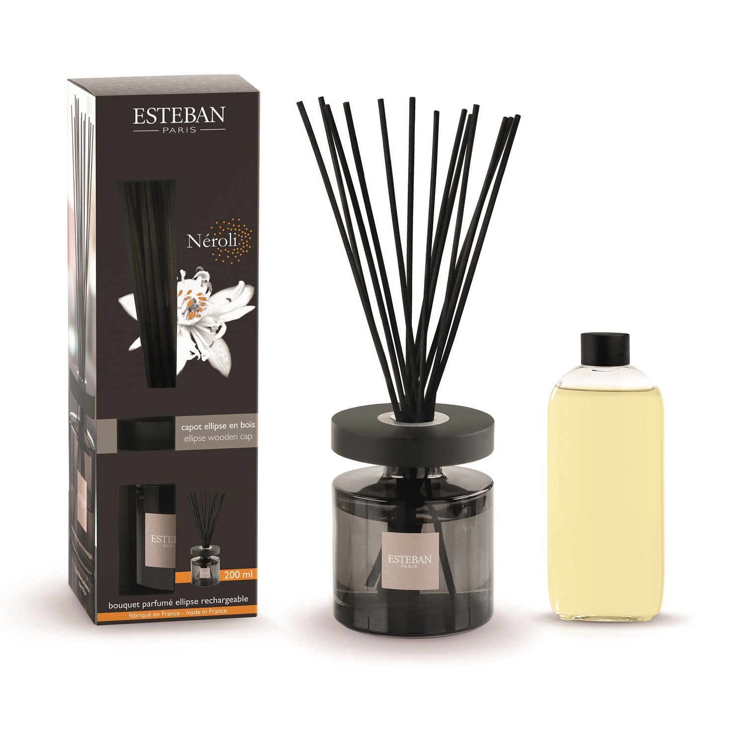 Néroli, bouquet parfumé ellipse 200ml - esteban