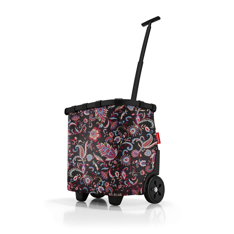 Carrycruiser frame paisley black chariot de courses - reisenthel