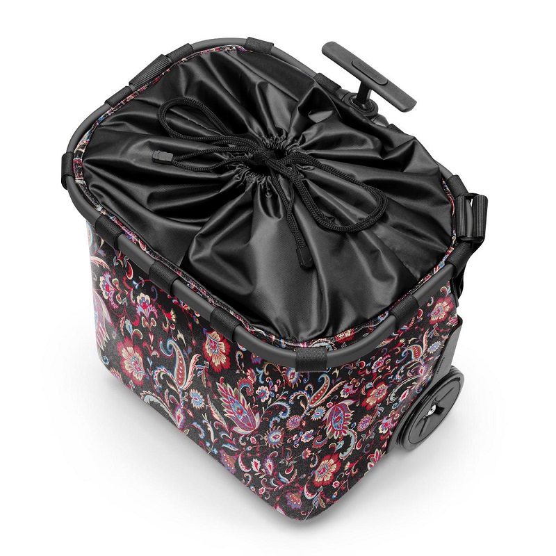 Carrycruiser frame paisley black chariot de courses - reisenthel