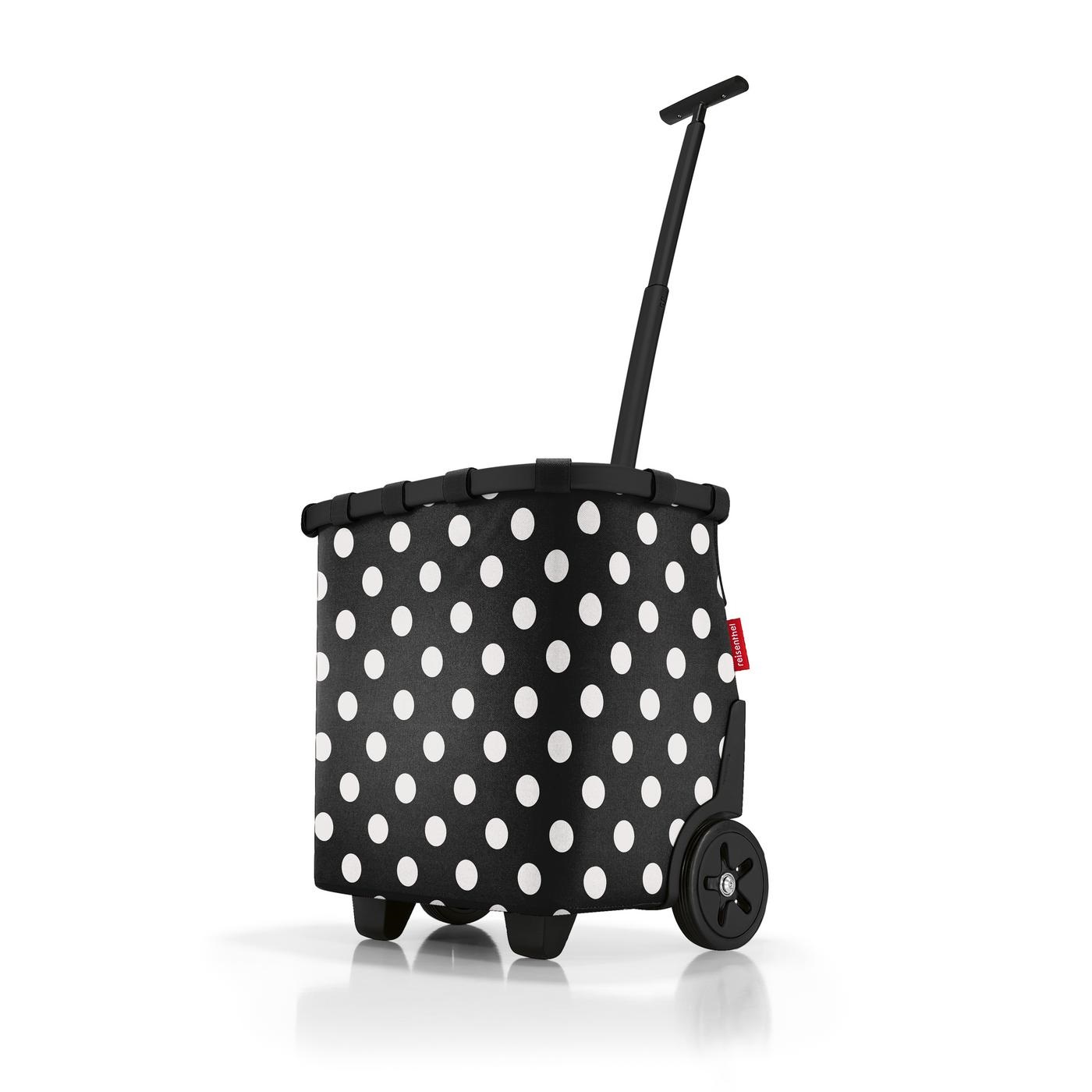 Carrycruiser frame dots white chariot de courses - reisenthel