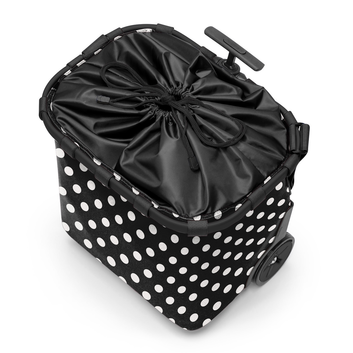Carrycruiser frame dots white chariot de courses - reisenthel