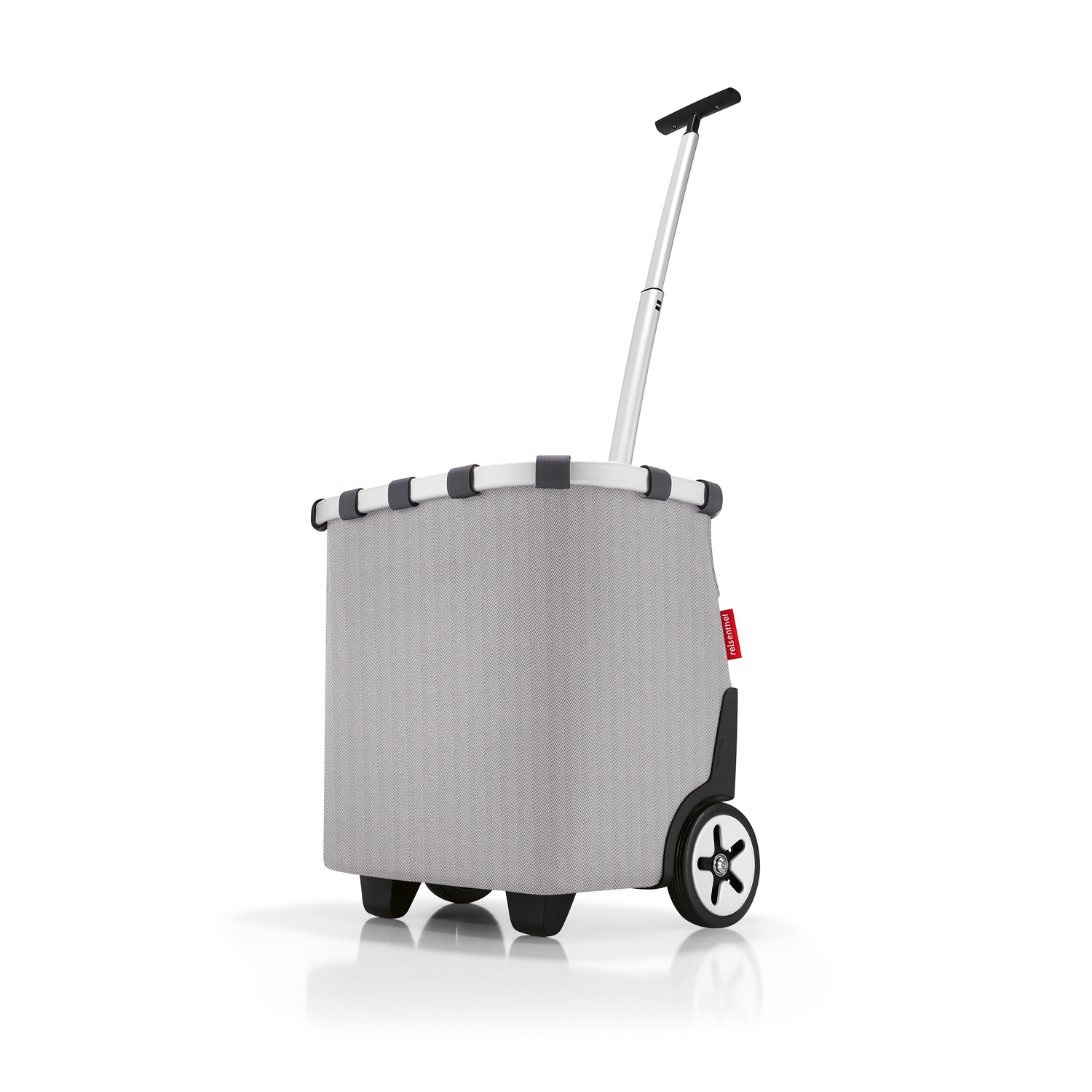 Carrycruiser herringbone gris chariot de courses - reisenthel