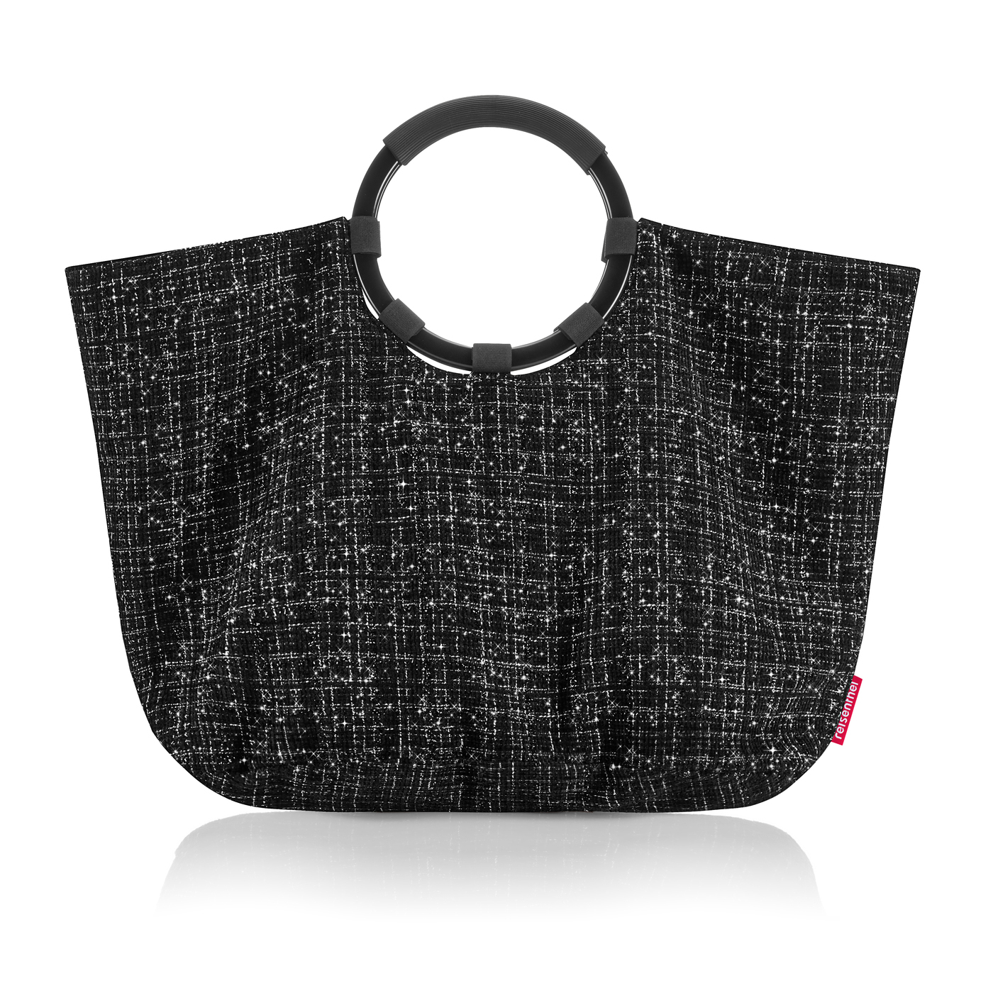 Loopbag hobo bouclé black - reisenthel
