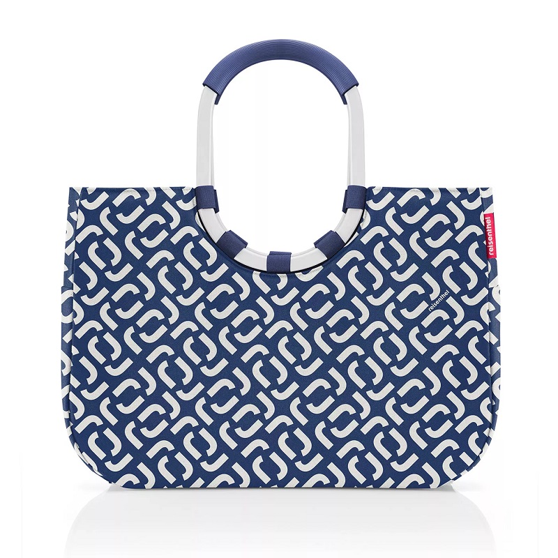 Loopshopper l frame signature navy grand cabas de courses - reisenthel