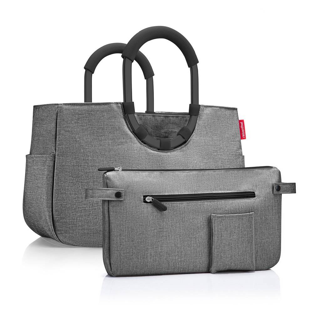 Loopshopper m twist silver cabas de courses - reisenthel