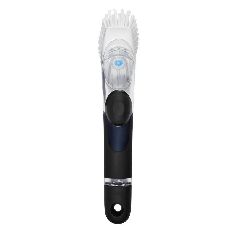 Brosse à vaisselle distributrice de savon avec manche - oxo