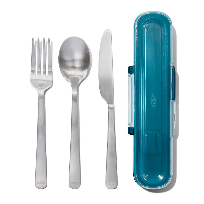 Set de 3 couverts en inox nomade - oxo