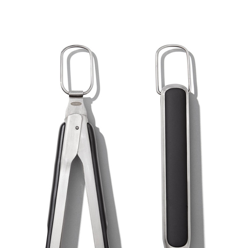 Set de 2 ustensiles pour barbecue, spatule et pince de service - oxo
